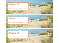 Ansichtkaarten ID stickers