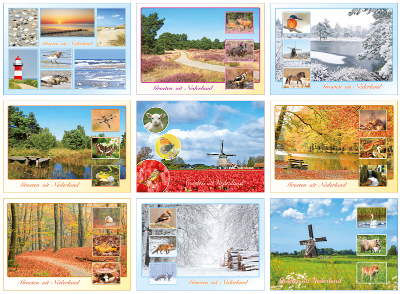 Postcrossing kaarten set