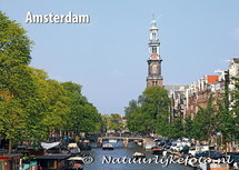 ansichtkaart Amsterdam - Prinsengracht en Westerkerk (C004) ansichtkaart Amsterdam - Prinsengracht en Westerkerk (C004)