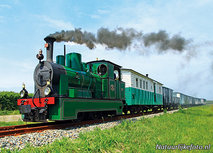 ansichtkaart Stoomtram locomotief RTM 50 (0175) ansichtkaart Stoomtram locomotief RTM 50 (0175)