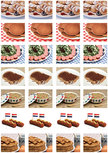 Beloningsstickers eten - 28 stickers op een vel (SV013) Beloningsstickers eten - 28 stickers op een vel (SV013)