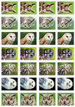 Beloningsstickers uilen - 28 stickers op een vel (SV007) Beloningsstickers uilen - 28 stickers op een vel (SV007)