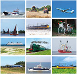 Vervoermiddelen ansichtkaarten set (set nr. 50) Vervoermiddelen ansichtkaarten set (set nr. 50)