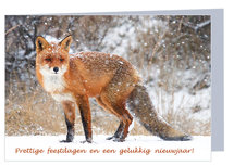 Kerstkaart vos + envelop (K005) Kerstkaart vos + envelop (K005)