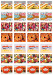 Beloningsstickers eten - 28 stickers op een vel (SV021) Beloningsstickers eten - 28 stickers op een vel (SV021)