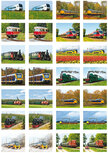 Beloningsstickers treinen - 28 stickers op een vel (SV023) Beloningsstickers treinen - 28 stickers op een vel (SV023)
