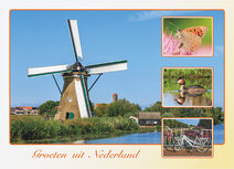 Postcrossing kaarten | ansichtkaart groeten uit Nederland 034