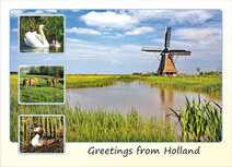 Ansichtkaart Holland 002