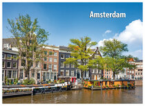 Ansichtkaarten Amsterdam | Ansichtkaart Amsterdamse gracht - werelderfgoed