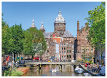 Ansichtkaarten Amsterdam | Ansichtkaart Basiliek van de Heilige Nicolaas 