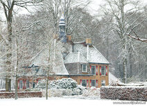 Winter kaarten | ansichtkaart de Slotplaats in Bakkeveen