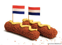 Eten en drinken kaarten | kroketten ansichtkaart  Eten en drinken kaarten | kroketten ansichtkaart