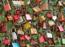 ansichtkaart liefdesslotjes