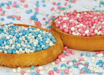 Eten en drinken kaarten | ansichtkaart beschuit met muisjes Eten en drinken kaarten | ansichtkaart beschuit met muisjes