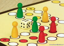 ansichtkaart mens erger je niet !