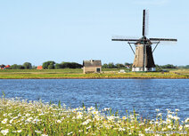 ansichtkaart molen het Noorden - Texel