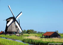 ansichtkaart museum molen - Schermerhorn
