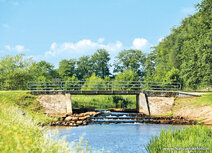ansichtkaart vistrap bij Lieversche Diep