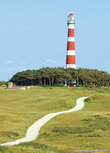 Vuurtoren kaarten | ansichtkaart vuurtoren Bornrif op Ameland