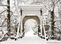 Winter kaarten |  hoofdpoort Borg Nienoord ansichtkaart