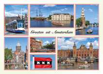 Ansichtkaarten Amsterdam | Ansichtkaart groeten uit Amsterdam