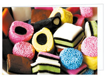 Blanco wenskaarten | Engelse drop wenskaart