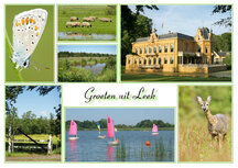 Ansichtkaarten Groningen | Ansichtkaart Leek 004