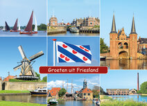 Ansichtkaarten Friesland | Ansichtkaart groeten uit Friesland 007 