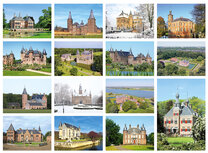 Kasteel kaarten | set met 15 ansichtkaarten van kastelen Kasteel kaarten | set met 15 ansichtkaarten van kastelen