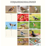 Verjaardagskalender vogels - Leuk voor jezelf, of als cadeau om weg te geven!