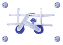 Nivoka kaarten | Delfts blauwe fiets van koek Nivoka kaarten | Delfts blauwe fiets van koek