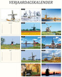 Verjaardagskalender molens | Leuk voor jezelf, of als cadeau om weg te geven!