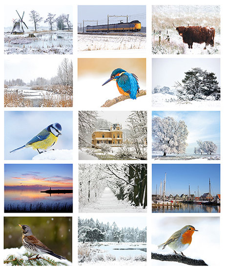kaartenset winter kaartenset winter