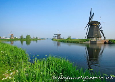 Ansichtkaart molens van Kinderdijk - postcard UNESCO WHS - postkarte UNESCO WHS