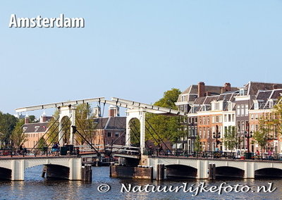 ansichtkaarten Amsterdam Magere brug - Amsterdam postcards Skinny bridge, Postkarten Amsterdam Magere Brüc
