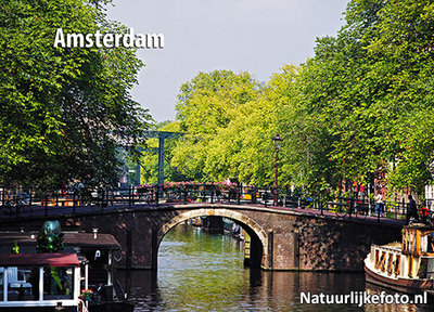 ansichtkaart Amsterdamse gracht - werelderfgoed