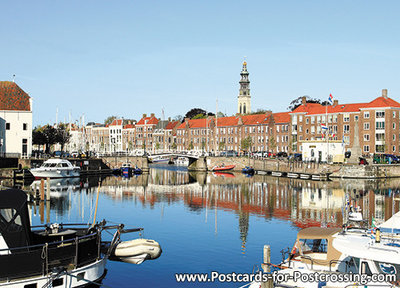 ansichtkaart Middelburg en de Lange Jan