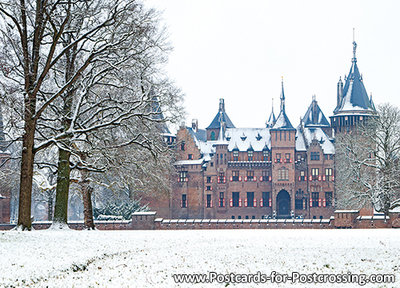 Ansichtkaart kasteel de Haar in Haarzuilens