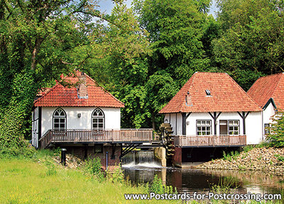 Ansichtkaart watermolen Den Helder in Winterswijk