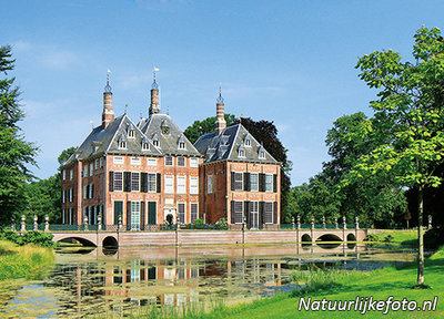 ansichtkaart kasteel Duivenvoorde, postcard castle Duivenvoorde, Postkarte Schloss Duivenvoorde