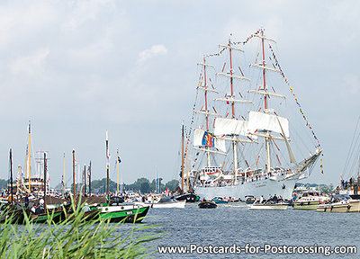 ansichtkaart zeilschip - Sail Amsterdam - Dar Mlodziezy (0276)