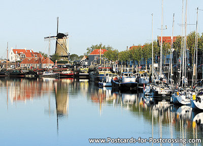 ansichtkaart molen de Haas Zierikzee, mill postcard, Mühle Postkarte