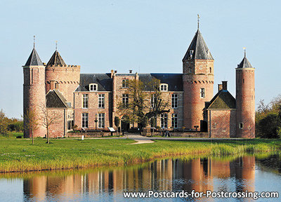 ansichtkaart kasteel Westhove in Oostkapelle, postcard castle Westhove , Postkarte / Ansichtskarte Schloss Westhove 