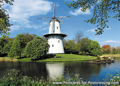 ansichtkaart molen de Hoop Middelburg, mill postcard, Mühle Postkarte