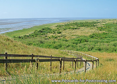 Ansichtkaart natuurgebied het Oerd - Ameland , Postcard Nature reserve het Oerd - Ameland