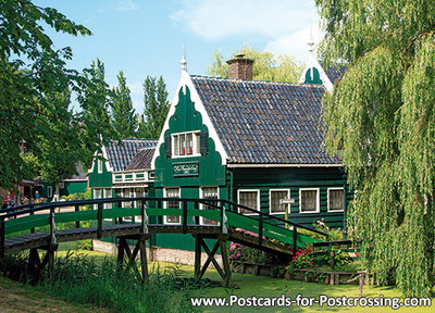 ansichtkaart de Zaanse Schans kaart, postcard, Postkarte