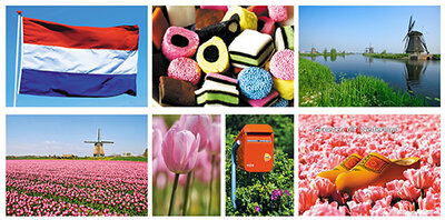 Kaartenset Typisch Nederland - Postcard set Typically Dutch - Postkarten Set typisch Niederländischen