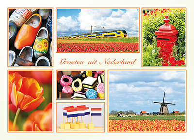Ansichtkaart / postkaart groeten uit Nederland