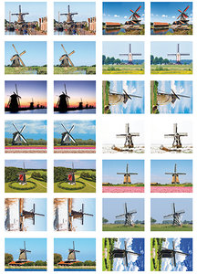 molen stickers - stickervellen met molens