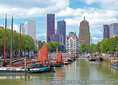 Ansichtkaart Rotterdam Skyline - Postkaart Rotterdam - Ansichtkaarten Rotterdam